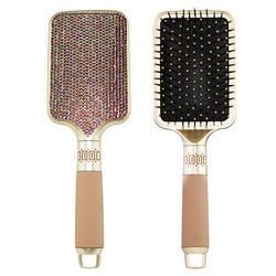 Brosse à pagaie avec strass Bling cheveux marque privée Top qualité diamant cristal brosse à cheveux professionnelle Logo personnalisé - Product Image 6