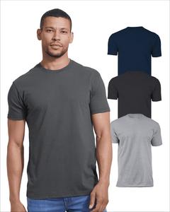 Camiseta de LICRA y algodón ajustada de calidad superior OEM para hombre, camiseta atlética de secado rápido, camisetas deportivas en blanco para entrenamiento de ajuste muscular para hombre - Product Image 2