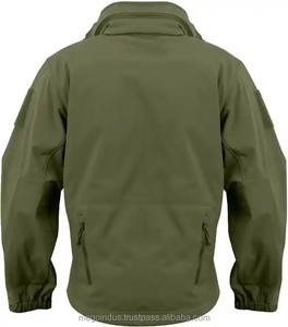 แจ็กเก็ตบอมเบอร์สำหรับผู้ชายไซส์ใหญ่พิเศษซิปแบบถักกันน้ำ - Product Image 2