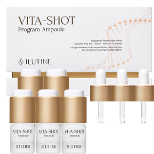 Ampolla Iluminadora y Blanqueadora con Vitamina C para el Rostro, Fórmula Líquida Ligera para Hombres y Mujeres, Potenciador de Piel Radiante en 4 Semanas - Product Image 1