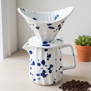 Cafetière et ensemble de filtration à café en porcelaine durable de qualité supérieure, multi-usages, 3460994SETL-0.4, pour les amateurs de café - Product Image 3