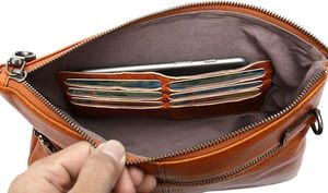 Bolso de mano de cuero genuino hecho a mano de lujo-diseño tallado de alta calidad logotipo personalizado embalaje elegante regalo de mujer para - Product Image 5