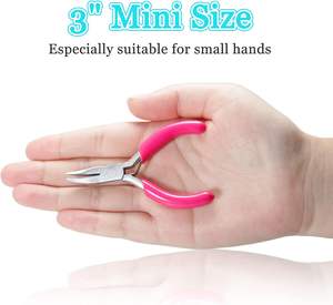 Essential New Condition <b>Bent</b> Chain-<b>Nose</b> <b>Pliers</b> for Jewelry Making & Repair Crafting Supplies - Product Image 4