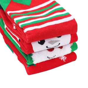 Decorative Christmas custom <b>socks</b> featuring soft warm texture and custom prints perfect for holiday family gatherings - Product Image 3