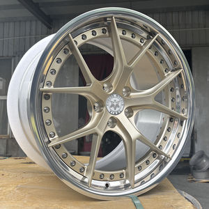 Viaol 4 pièces, nouvelles jantes en alliage d'aluminium forgé poli or champagne, deux pièces, avec design concave pour E545 G300 - Product Image 6