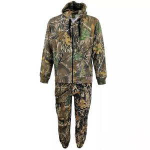 Chándal sólido informal transpirable impermeable silencioso para hombre de invierno 100% algodón - Product Image 1