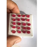Rubis naturel chauffé, taille ovale 7,0*5,0 mm, qualité AAA, origine Mozambique, pour la fabrication de bijoux, certifié IGI, 20,50 carats