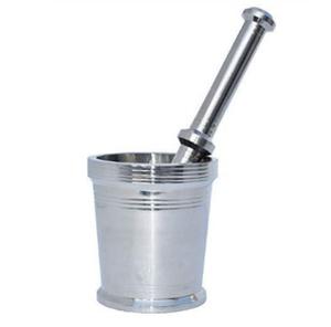 Mortero y Maja de plata de lujo para el hogar, restaurante, hotel, accesorios de cocina, herramientas de hierbas y especias, trituradora de Medicina de granito - Product Image 5