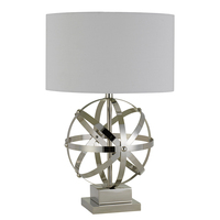 Lampe de Chevet de Luxe à Succès Commercial, Design Moderne, Portable, Intensité Réglable, Abat-jour Cylindrique en Métal, Fabricant Indien pour la Maison