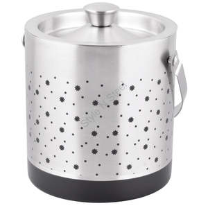 Seau à glace imprimé en acier inoxydable de qualité supérieure Designer seau à glace en acier inoxydable Design CLASSIQUE élégant - Product Image 1