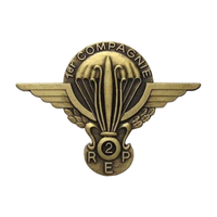 Écusson de la Légion étrangère française, 2e REP, ailes du régiment parachutiste, patchs pour uniforme, prix avantageux, entièrement personnalisé