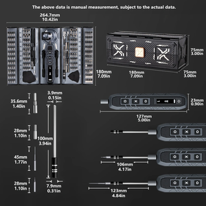 VMAN <strong>TOOLS</strong> Upgrade 180 In 1 Magnetic Precision Screwdriver Set, Professional Repair <strong>Tool</strong> Set - Product Image 3