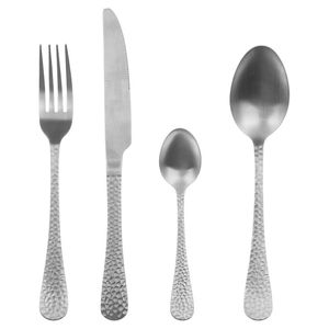 Juego de Cubiertos de Acero Inoxidable Estilo Nuevo en Existencia, Cubiertos Plateados para Bodas, Diferentes Tamaños de Vajilla para Ocasiones Especiales - Product Image 5