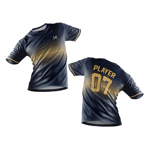 Nouveaux maillots de football personnalisés pour hommes 2026, sublimés, 100% polyester, tissu personnalisé, respirant, respectueux de l'environnement - Product Image 3