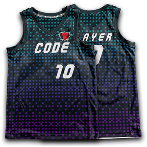 ชุดเสื้อบาสเก็ตบอลสำหรับผู้ชายเสื้อบาสเก็ตบอลผ้าโพลีเอสเตอร์คอวีระบายอากาศได้ดี - Product Image 4