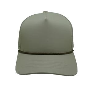 Wholesale Khaki Beige Golf Rope Cap Quick-Dry Performance Snapback <b>Hat</b> 3D Embroidery Breathable Outdoor <b>Hat</b> <b>for</b> <b>Men</b> - Product Image 1
