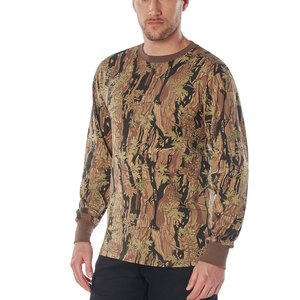 เสื้อสเวตเชิ้ตผู้ชายแฟชั่นทรงโอเวอร์ไซส์ผ้าฟลีซ 55% ผ้าฝ้าย 45% ผ้าโพลีเอสเตอร์ ลายพรางสำหรับฤดูหนาว - Product Image 2