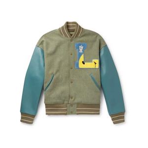 Blouson aviateur pour hommes personnalisé nouveau design veste d'hiver matelassée avec logo léger quantité en vrac de tissu tissé en laine vente en gros - Product Image 2