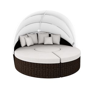 LIT DE JOUR ROND COMPLET AVEC VERT (LCO/028/002) - Product Image 1