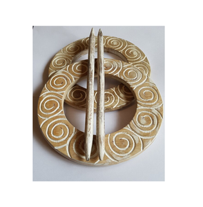 ผ้าม่านไม้สำหรับติดหลังผ้าม่านหน้าต่างประดับแบบเรียบง่ายผ้าม่านสำหรับตกแต่งแบบเรียบง่ายมีการออกแบบเป็นชิ้นแบบแกะสลักทรงกลม - Product Image 1