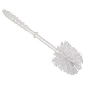 Brosse de toilette en plastique durable avec long manche, forme solide, poils doux, fabriquée en Turquie - Product Image 1