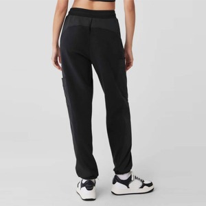 Oversized Joggers for Plus Size Women High Quality Cotton <b>Track</b> Pants with Flat Front Style Street Wear for Winter - Product Image 2