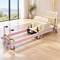 Reformer Pilates Commercial Pliable Léger et Moderne Personnalisé avec Boîte en Aluminium de Luxe – Mini Reformer Pliable pour Pilates