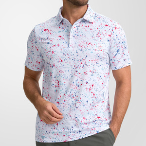 Camisetas de poliéster 100% al por mayor de alta calidad para sublimación, camiseta Polo personalizada con logotipo personalizado, camiseta Polo para hombre - Product Image 5