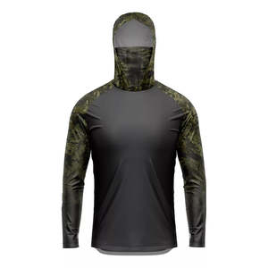 Sprixo Enterprises UV Pesca Pullover Sudadera con capucha Camisas 100% Poliéster Spandex Ropa deportiva Ropa de pesca Impresión por sublimación - Product Image 6