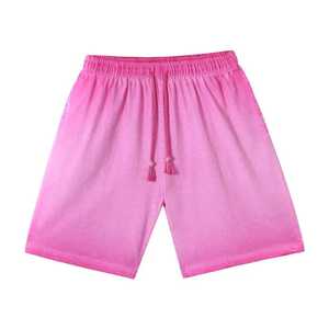 กางเกงขาสั้นผ้ายืดสีพื้นแห้งเร็วสำหรับทุกเพศกางเกงลำลองเล่นกีฬา100% ฤดูร้อนออกแบบได้ตามต้องการ - Product Image 4