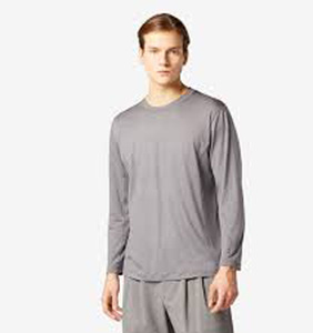 <b>Men's</b> T-Shirts 100% Bamboo Fiber Slim Fit Long Sleeve <b>Animal</b> Print Vintage Style Anti-Wrinkle High Quality Export Goods - Product Image 2