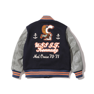 Chaqueta de Béisbol de Lana Personalizada para Hombre al por Mayor 2025, Chaqueta Universitaria de Dos Tonos con Letras Bordadas para Hombre - Product Image 2