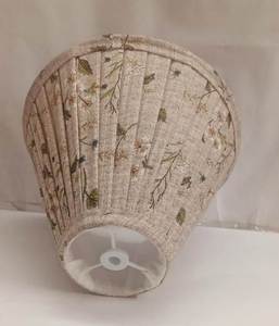 Pantallas de Lámpara de Tela de Lino con Estampado Ikat Azul y Blanco, Hechas a Mano, de Alta Calidad, Modernas y Lujosas, con Anillos de Soporte para Lámparas de Mesa/Escritorio - Product Image 4