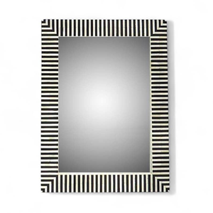 Espejo Decorativo Moderno con Incrustaciones de Hueso, Versátil para Salas de Estar o Comedores, Disponible a Buen Precio - Product Image 5