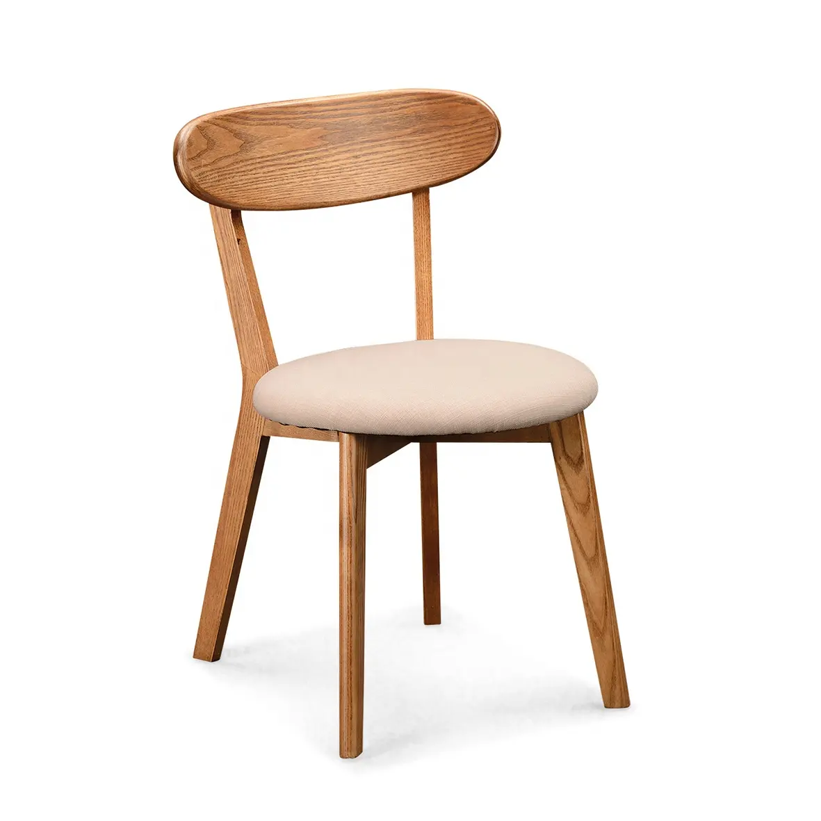 European scandinavian design nordic chaise solid wood restaurant coffee shop dining chair