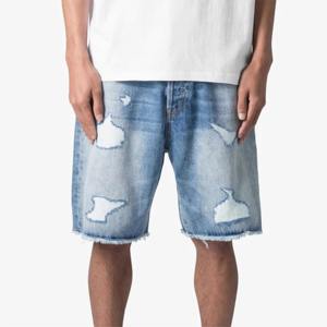 Pantalones cortos de mezclilla de verano para hombres con estilo: duraderos, ligeros y perfectos para el uso diario y el clima cálido - Product Image 3