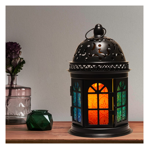 Home Decoration European Style Glass <b>Candle</b> Lanterns Metal <b>Candle</b> Lantern for Festival Decoration By Falah International.Co - Product Image 6