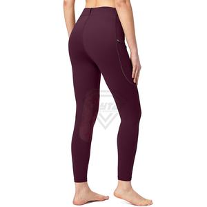 Vêtements d'équitation imprimés en gros, jodhpurs, pantalons de cheval à quatre sens extensibles, respirants, taille haute, leggings d'équitation pour femmes - Product Image 2