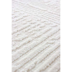 Zenta ZN008 Ensemble de tapis élégant en peluche crème Tapis sans poussière fabriqué à la machine - Product Image 2