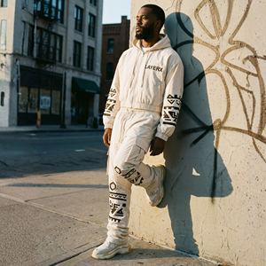 Ensemble survêtement personnalisé pour homme, style punk délavé à l'acide, nylon léger, coupe-vent, deux pièces, pantalon tendance, streetwear, vente en gros - Product Image 5