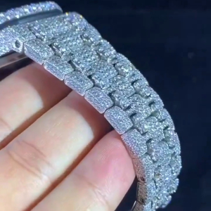 Reloj de Diamantes Moissanite Personalizado de Alta Calidad Estilo Hip Hop para Hombre, Reloj de Diamantes VVS para Regalo - Product Image 4