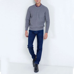 Knitted Sweaters Men <b>Pullovers</b> Solid <b>Jumpers</b> Long Sleeve O Neck Loose Fit Sweater Spring 2026 Sweater - Product Image 4