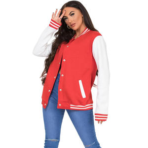 Chaqueta de Béisbol de Satén con Diseño Nuevo 2024, Cuello Alto, Estilo Urbano, Impermeable, para Invierno, con Forro de Lana, Estilo Letterman, Venta al Por Mayor - Product Image 1