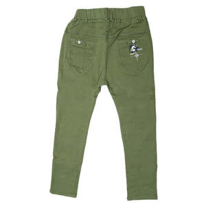 Pantalon en coton pour garçons - Vert - Product Image 2