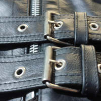 Nouvelle Collection : Blousons en Cuir pour Hommes – Modèle Ghost Biker avec Clous Métalliques, en Polyester/Coton, Style Urbain, Blousons de Moto Tannés