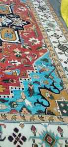 Alfombras y juegos de lana Hariz hechos a mano, decoración Premium personalizable para el hogar y el Hotel con patrón abstracto, alfombra Premium anudada a mano - Product Image 3