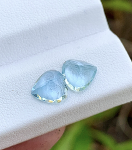 Corazón aguamarina azul claro 2mm-100mm sintético Nano piedras preciosas sueltas fabricante directo precio al por mayor IGI para joyería - Product Image 6