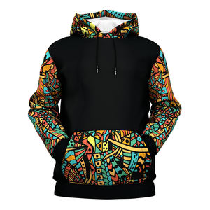 Nueva venta al por mayor de sublimación personalizada hombres sudaderas con capucha gruesas cálidas de invierno hombres Casual impreso sudaderas con capucha hechas por la industria Isha - Product Image 1