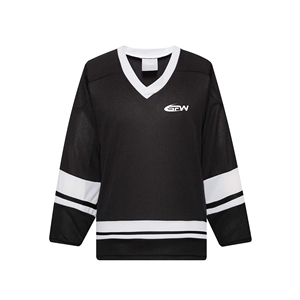 Camisetas de hockey sobre hielo, venta al por mayor, UNIFORMES DE EQUIPO personalizados, camisetas de entrenamiento de sublimación de poliéster de secado rápido, ropa deportiva transpirable en blanco - Product Image 1