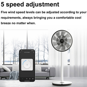 Interruptor de Ventilador Inteligente WiFi/Zigbee con Perilla, Control de <span class=keywords><strong>5</strong></span> Velocidades, Interruptor Giratorio/de Perilla para Ventilador de Techo EU, Control Remoto Tuya, Compatible con <span class=keywords><strong>Alexa</strong></span> y Google Home - Product Image 5